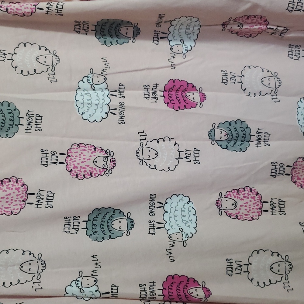 Enjoynight Pink Sheep Print Cotton Nightgown Size 2XL - Picture 3 of 5